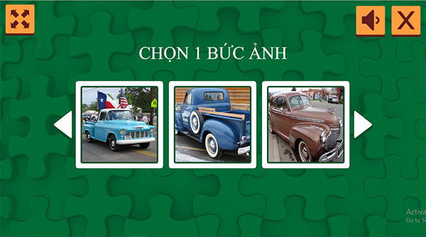 Có nhiều bức ảnh khác nhau để bạn chọn