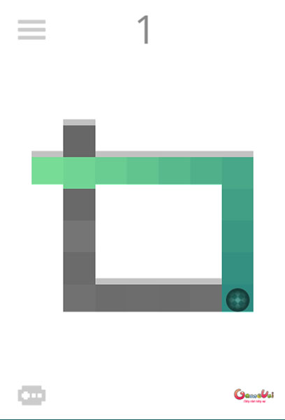 Hãy lăn quả bóng tô kín khối hình