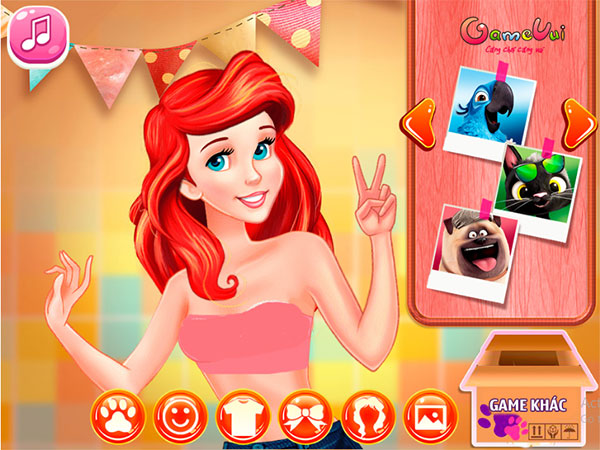 Hãy chọn trang phục cho Ariel