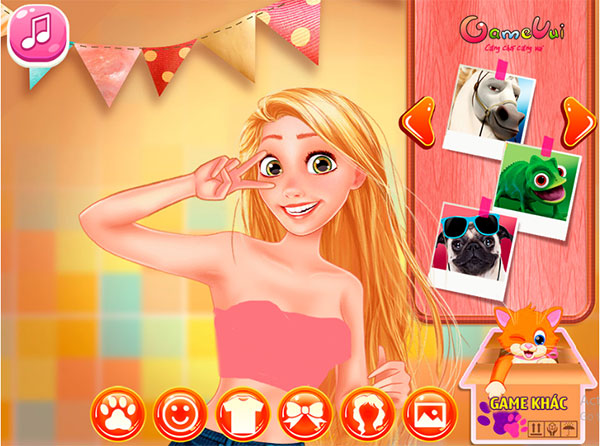 Hãy chọn trang phục cho Rapunzel