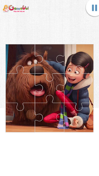 Hoàn thành mảnh ghép xếp hình