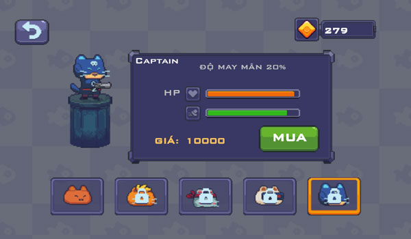 Mua nhân vật mèo sát thủ