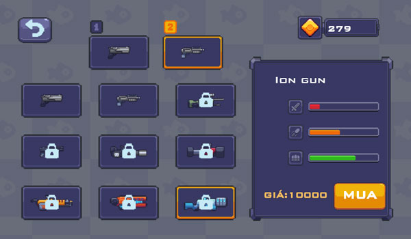 Mua súng trong Shop cửa hàng