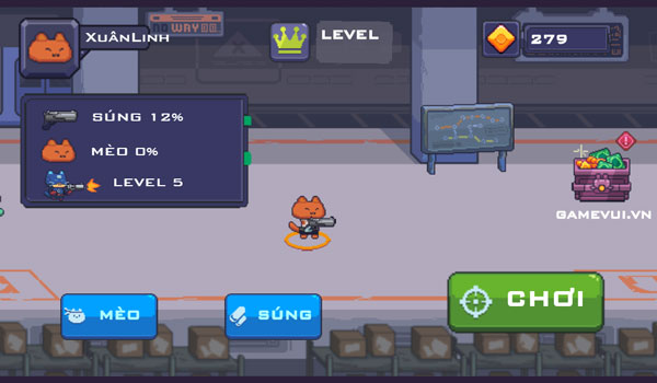 Chơi game Mèo sát thủ diệt Zombies - GameVui