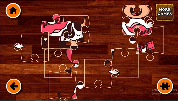 Hãy xếp các miếng ghép lại thành bức tranh hoàn chỉnh