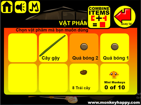 Hãy thu thập 2 quả bóng