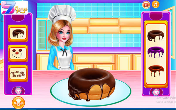 Hãy trang trí cho chiếc bánh donut