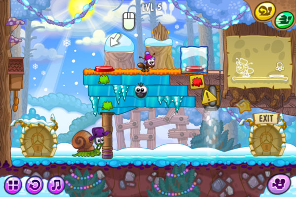 Giúp ốc sên Bob 6 về tổ an toàn