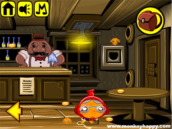 Hãy thu thập 20 đồng tiền cho người bán rượu