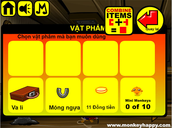 Thu thập đủ các vật dụng cần thiết