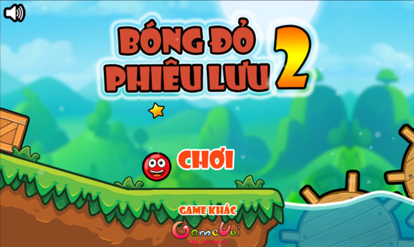 Chơi game Bóng đỏ phiêu lưu 2 - GameVui