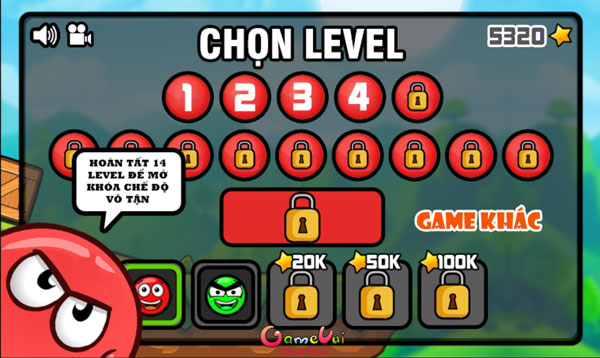Chọn level