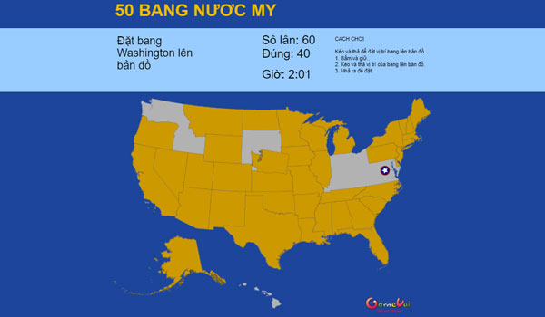 50 bang nước Mỹ