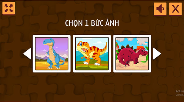 Có nhiều bức tranh cho bạn chọn