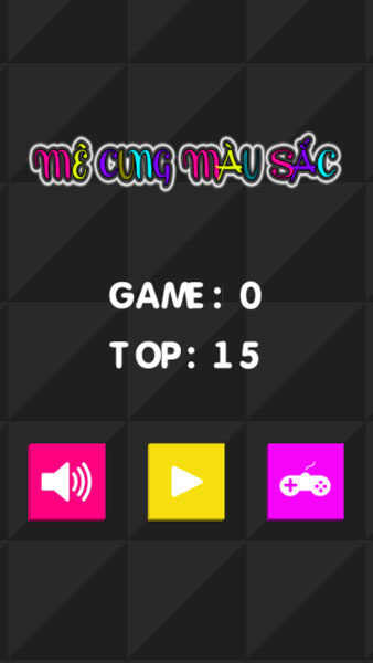 Chơi game Mê cung màu sắc - GameVui