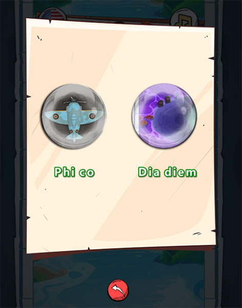 Bạn có thể chọn chiến đấu cơ và địa điểm