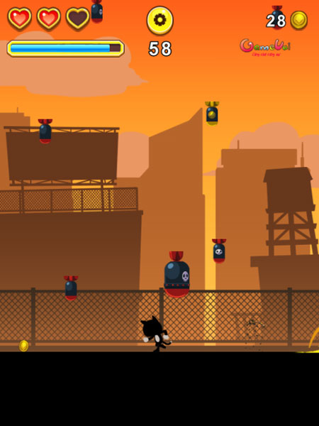 tránh những quả bom