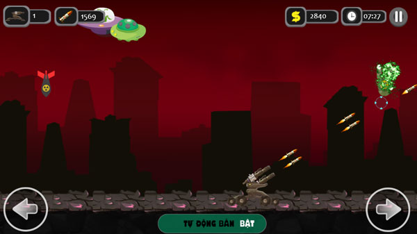 Hạ gục đĩa bay và những quả bom