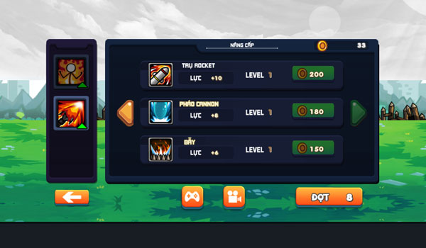 Nâng cấp vũ khí