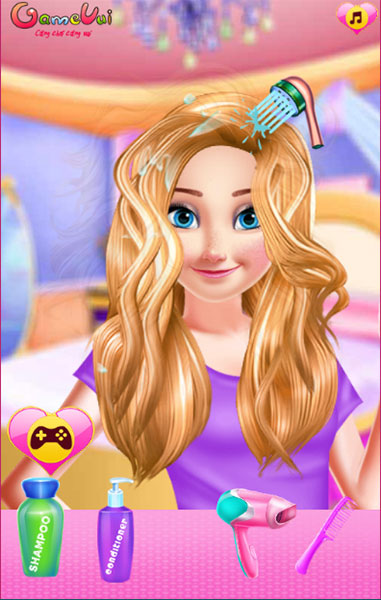 Chải tóc gọn gàng