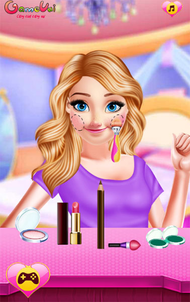 Trang điểm cho gương mặt