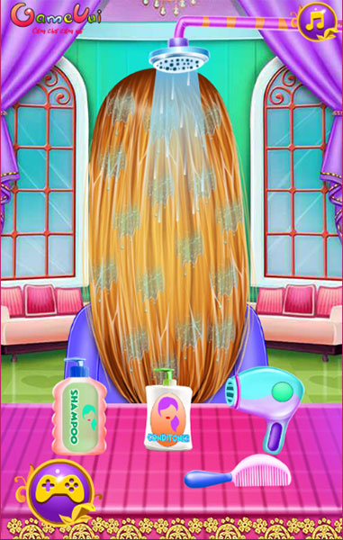 Làm sạch mái tóc