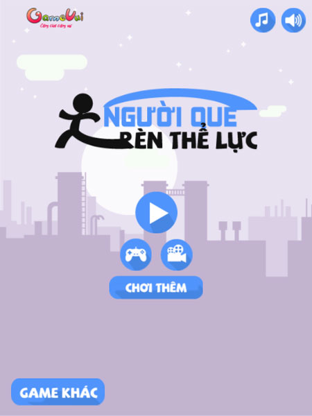 Chơi game Người que rèn thể lực - GameVui