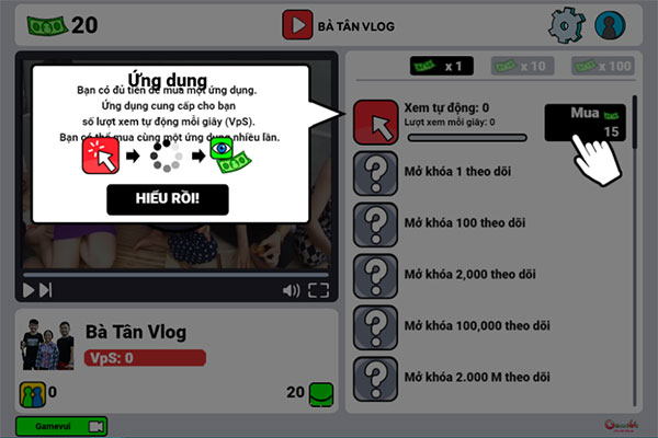 Hướng dẫn chơi game