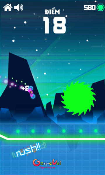 Điều khiển xe đua neon