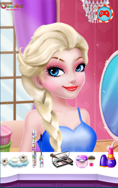 Trang điểm gương mặt cho Elsa