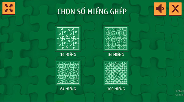 Có nhiều bức tranh cho bạn chọn