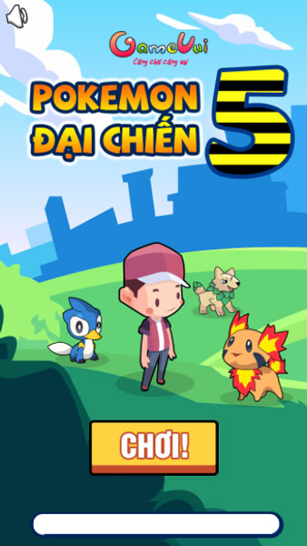 Chơi game Pokemon đại chiến 5 - GameVui