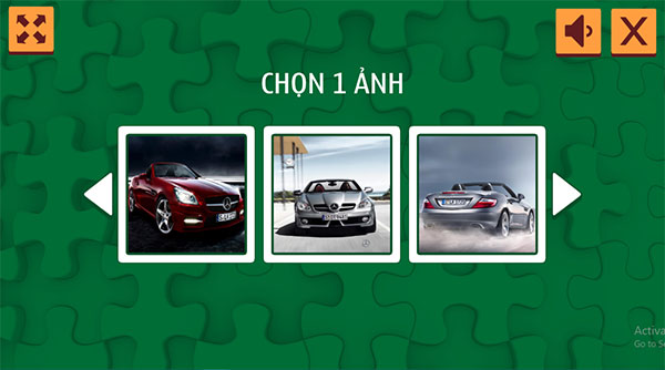 Có nhiều bức tranh cho bạn chọn