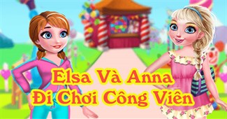 Elsa và Anna đi chơi công viên