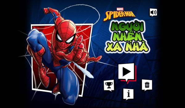 Chơi game Người nhện xa nhà - GameVui