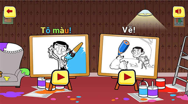 Bạn có thể chọn tô màu hoặc vẽ