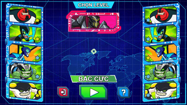 Chọn nhiệm vụ level thử thách