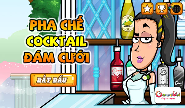 Chơi game Pha chế Cocktail đám cưới - GameVui