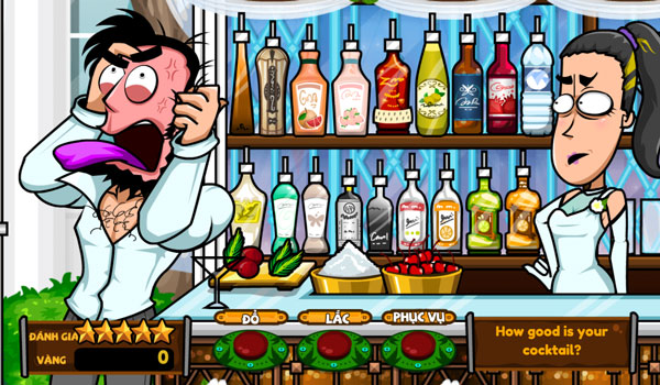 Khách thưởng thức Cocktail