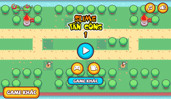 Chơi game Slime tấn công 1 - GameVui