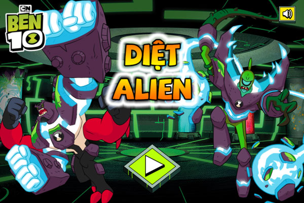 Chơi game Ben 10 diệt Alien - GameVui