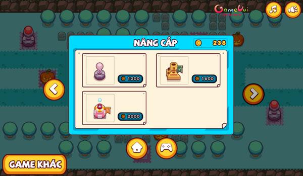 Nâng cấp tháp phòng thủ