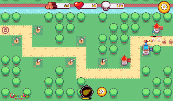 Nâng cấp tháp phòng thủ