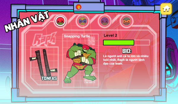 Nhân vật Ninja rùa