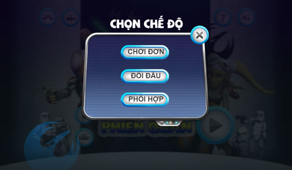 Chọn chế độ chơi Star Wars Rebels