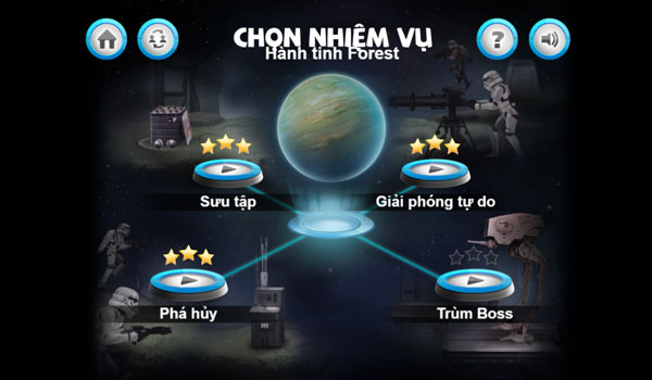 Chọn nhiệm vụ thử thách