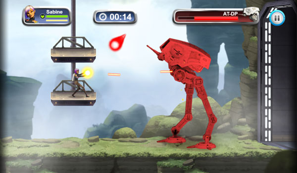 Star Wars Rebels chiến đấu diệt trùm Boss