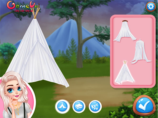 Hãy trang trí cho chiếc lều