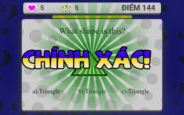 Trả lời chính xác