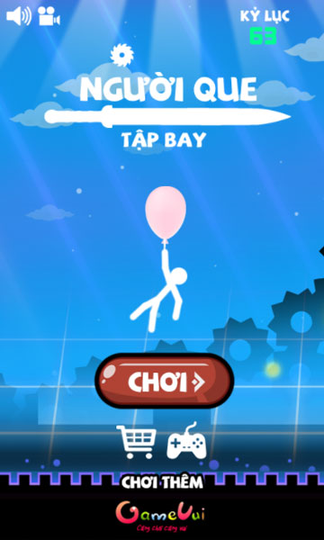 Chơi game Người que tập bay - GameVui